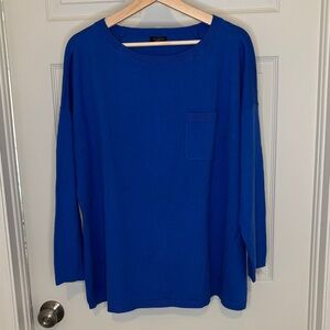 Talbots Blue Crew Neck Sweater